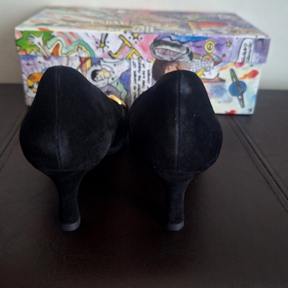 NIB- Jeffrey Campbell Linnae Suede Horsebit Heels - Picture 11 of 11